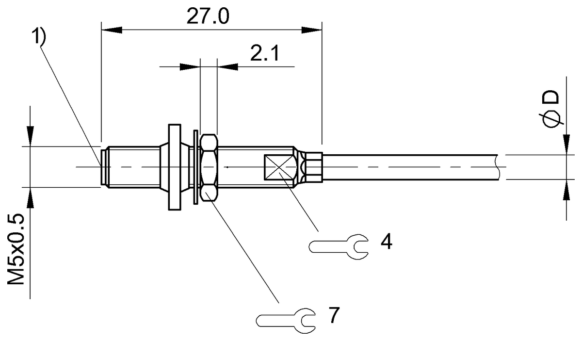 BES03L7 - BES M05ED-PSD08B-BP02-R03 (Yüksek basınca dayanıklı endüktif sensörler) - Görsel 2