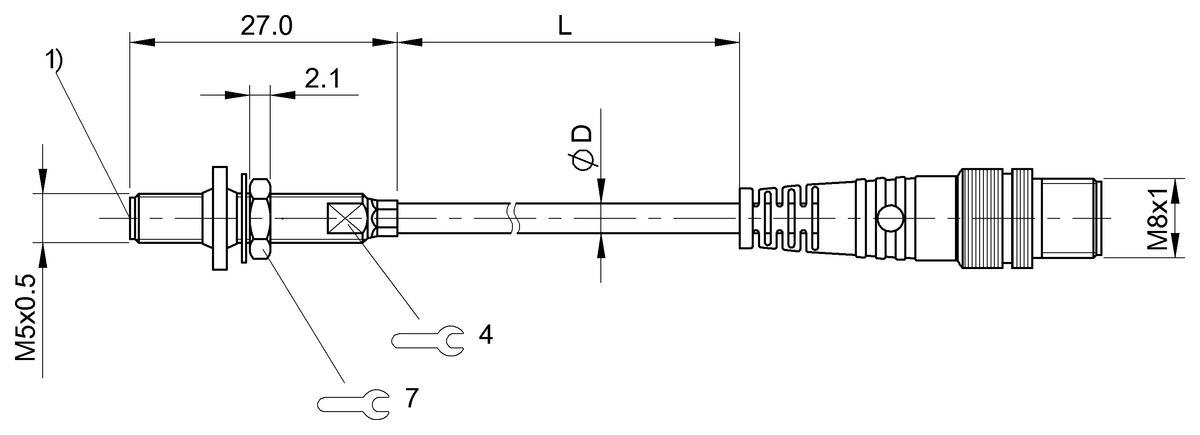 BES03LH - BES M05ED-NOD08B-BP00,3-GS49-R03 (Yüksek basınca dayanıklı endüktif sensörler) - Görsel 2