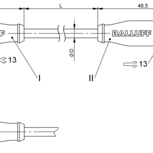 BCC0LFZ - BCC M425-M415-3A-312-PX8534-003-C108 (Çift uçlu kablo setleri)