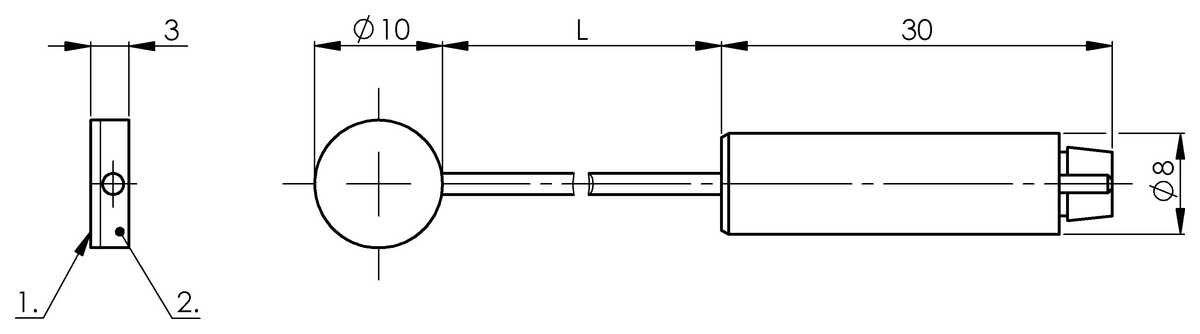 BCS00HN - BCS D10T401-XXS25C-ET00,3-GZ01-002 (Amplifikatörler için kapasitif sensör kafaları) - Görsel 2