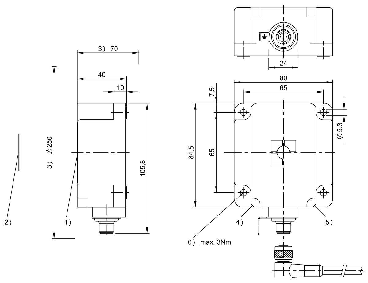 BIS0102 - BIS M-401-072-001-07-S4 (RFID HF okuyucu (13.56 MHz)) - Görsel 2