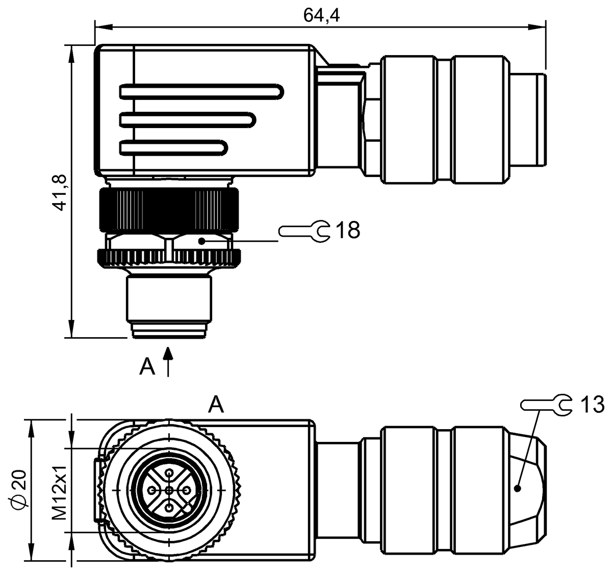 BCC0716 - BCC M485-0000-2B-000-01X575-000 (Kablo montaj konnektörleri) - Görsel 2