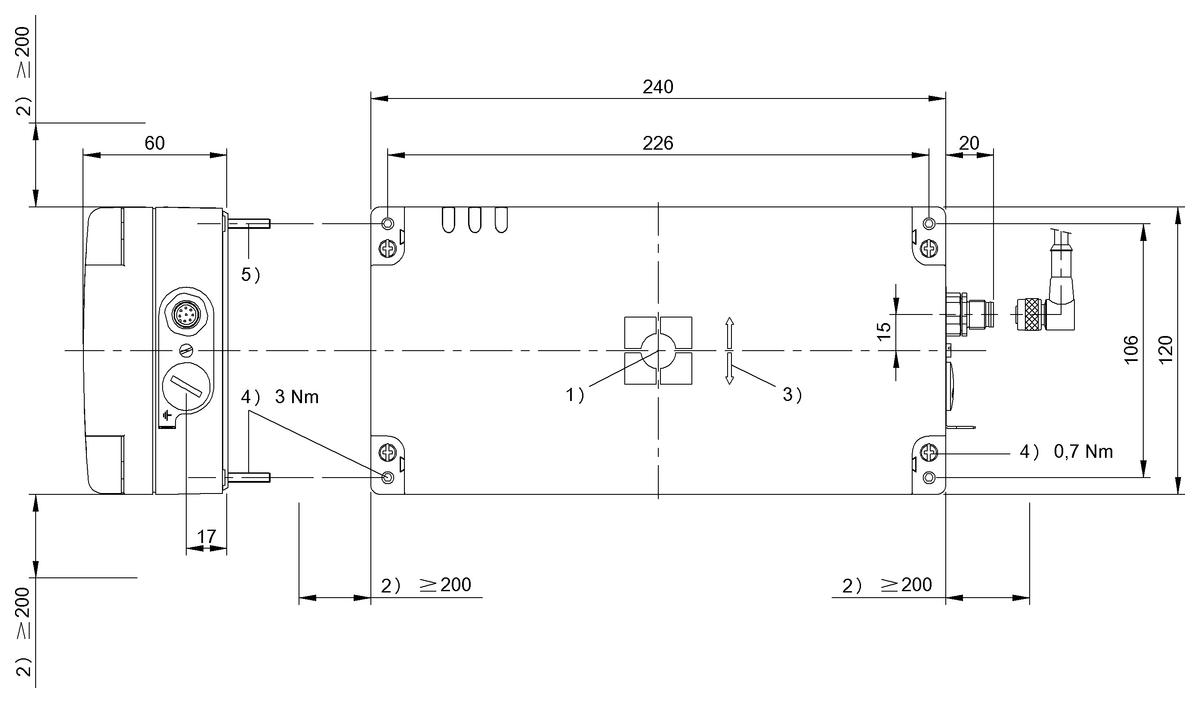 BIS00LZ - BIS M-350-001-S115 (RFID HF okuyucu (13.56 MHz)) - Görsel 2