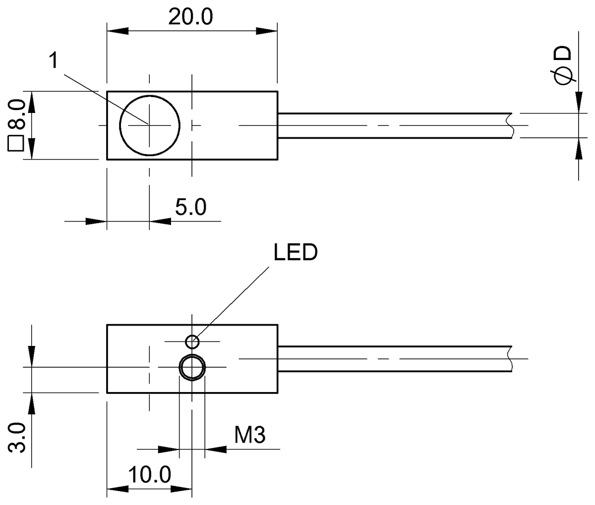 BES0588 - BES Q08MEC-PSC20B-EZ02-519 (Endüktif yakınlık anahtarları) - Görsel 2