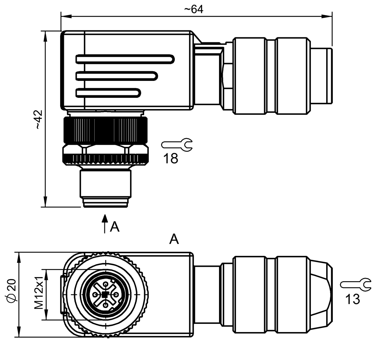 BCC03Y0 - BCC M484-0000-2D-000-51X475-000 (Kablo montaj konnektörleri) - Görsel 2