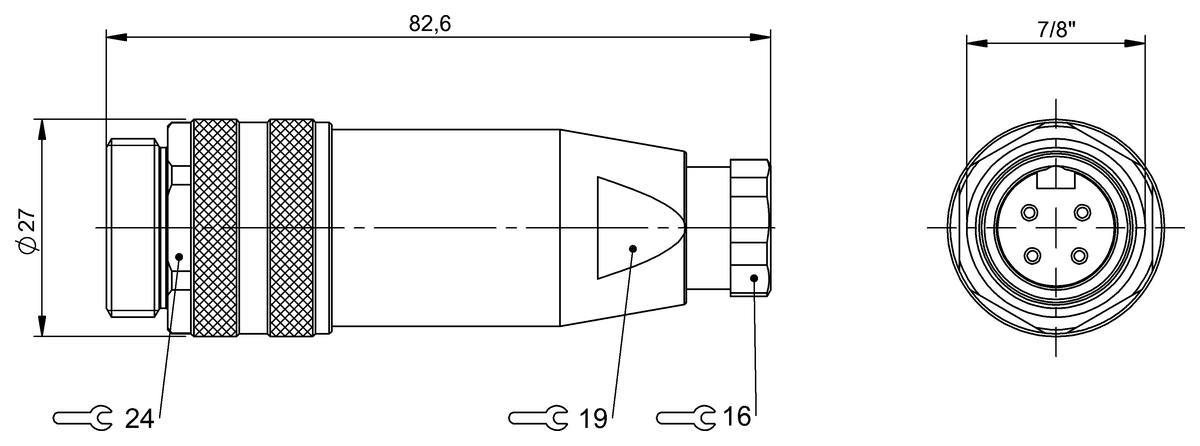 BCC0709 - BCC A334-0000-20-000-51X4A5-000 (Kablo montaj konnektörleri) - Görsel 2