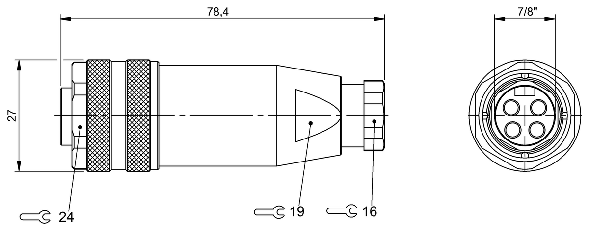 BCC0706 - BCC A334-0000-10-000-51X4A5-000 (Kablo montaj konnektörleri) - Görsel 2