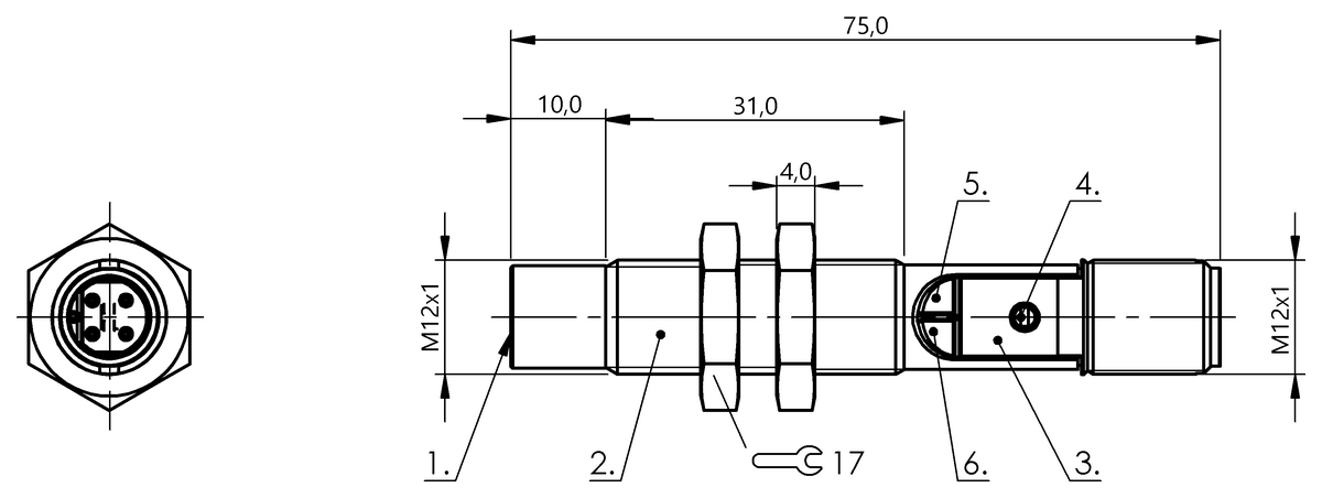 BCS00PN - BCS M12BBE2-PSC80H-S04K (Kapasitif seviye sensörleri) - Görsel 2