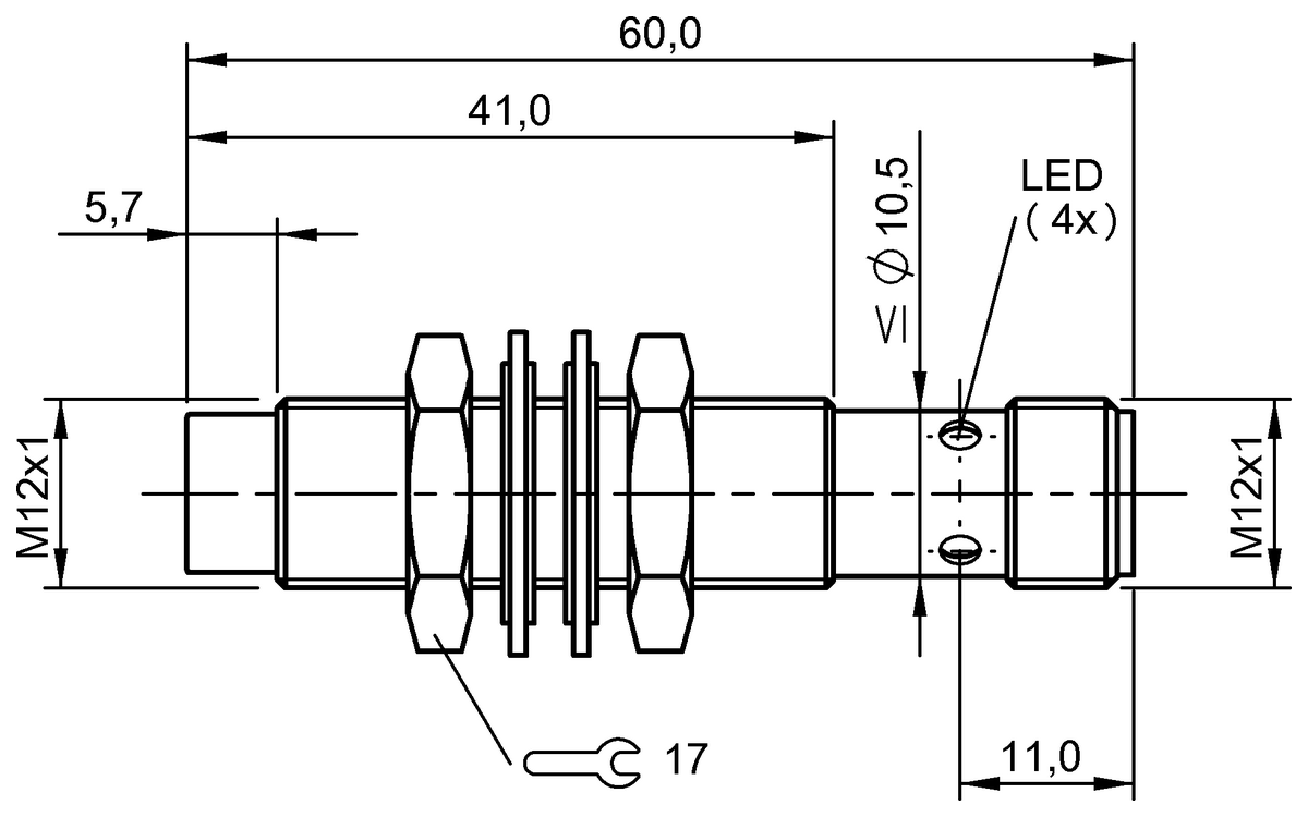 BES02WT - BES M12MF1-PSC70F-S04G (Endüktif yakınlık anahtarları) - Görsel 2