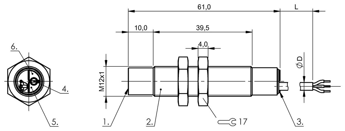 BCS00R0 - BCS M12BBG1-PSC80H-EP02 (Kapasitif seviye sensörleri) - Görsel 2