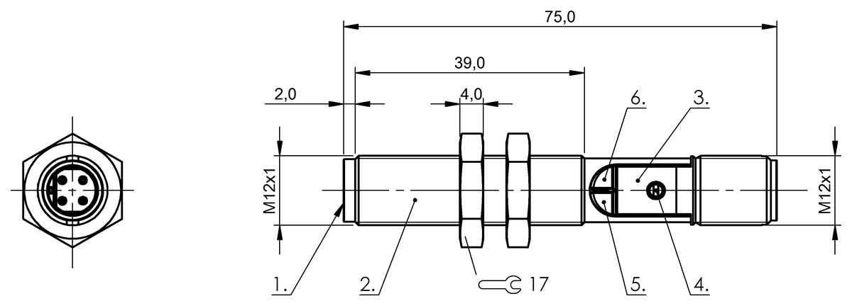BCS00PK - BCS M12BBG2-POC40D-S04K (Nesne algılama için kapasitif yakınlık anahtarları) - Görsel 2