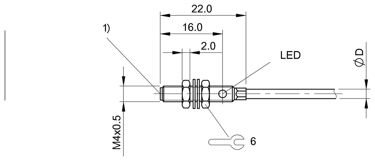 BES040M - BES M04EC-POC10B-EP05 (Endüktif yakınlık anahtarları) - Görsel 2