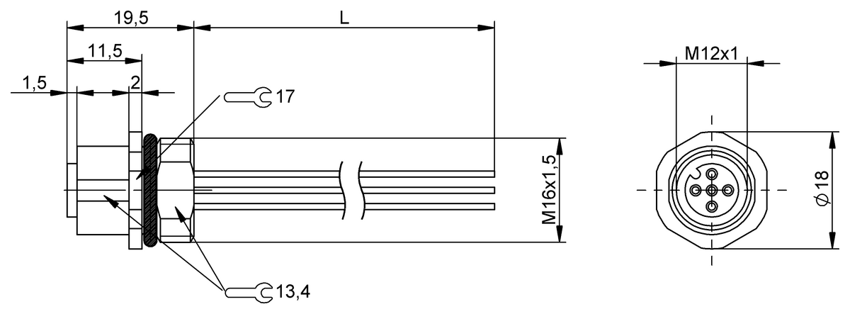 BCC0CAE - BCC M455-0000-1A-RM020-020 (Flanş konnektörleri) - Görsel 2
