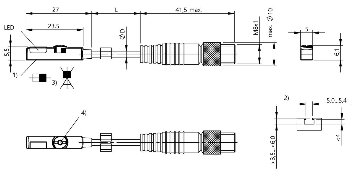 BMF00KF - BMF 235K-PS-C-2A-SA5-S49-00,5 (Farklı kanal şekilleri için silindir anahtarları) - Görsel 2