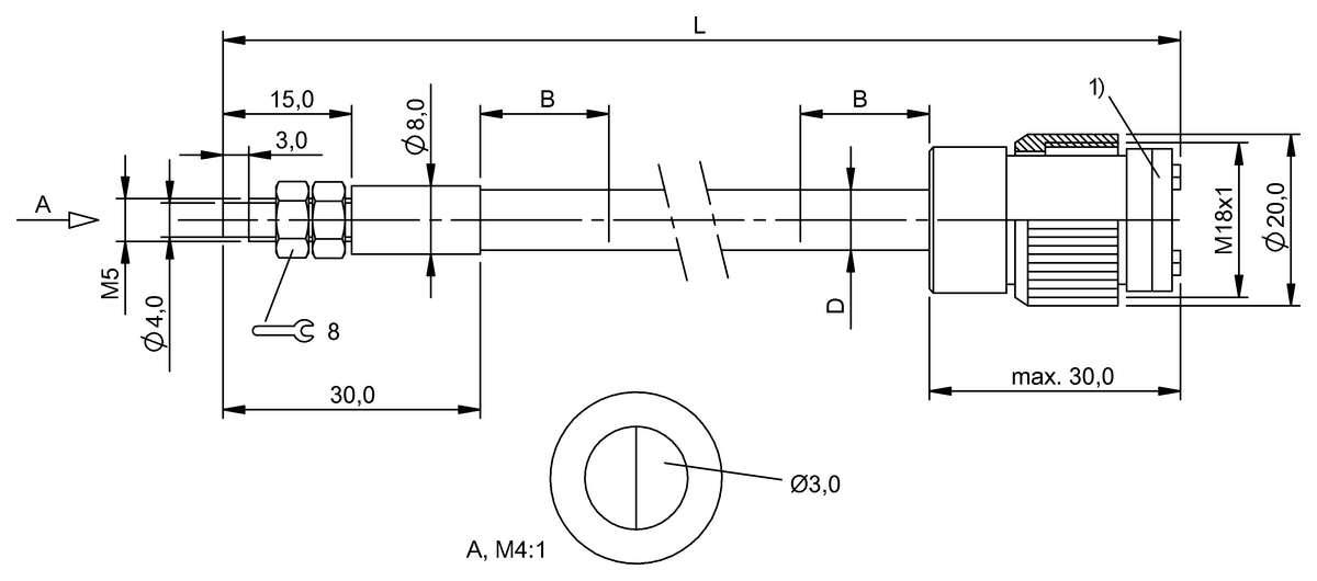 BFO002M - BFO 18A-XAA-UZG-30-0,5 (Fiber optik sensörler) - Görsel 2