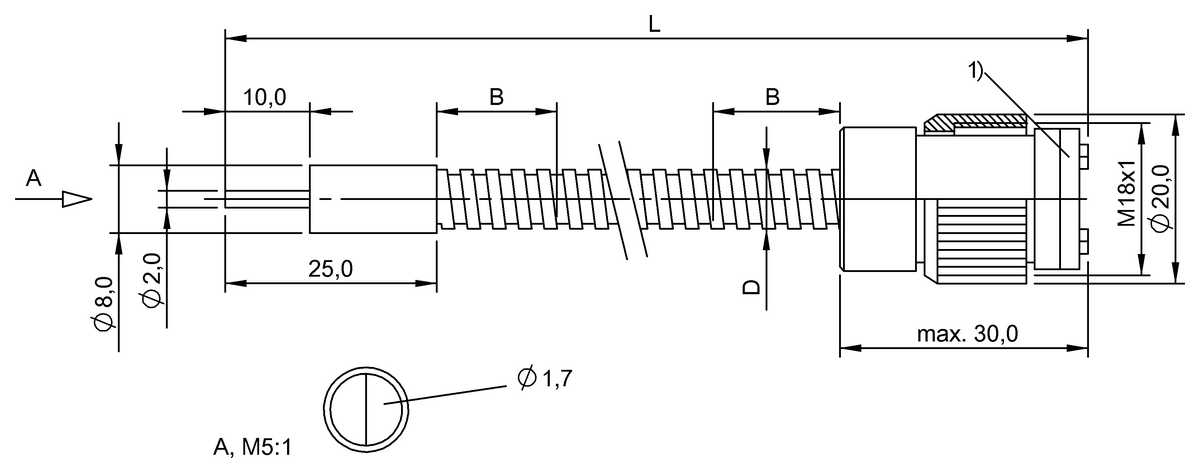 BFO003W - BFO 18A-XAG-MZG-15-2 (Fiber optik sensörler) - Görsel 2