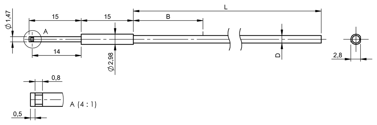 BFO005P - BFO D22-LA-QB-PAK-05-02 (Fiber optik sensörler) - Görsel 2