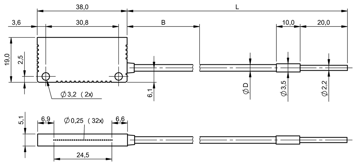 BFO0068 - BFO D25-LA-ED-EAK-250-02 (Fiber optik sensörler) - Görsel 2