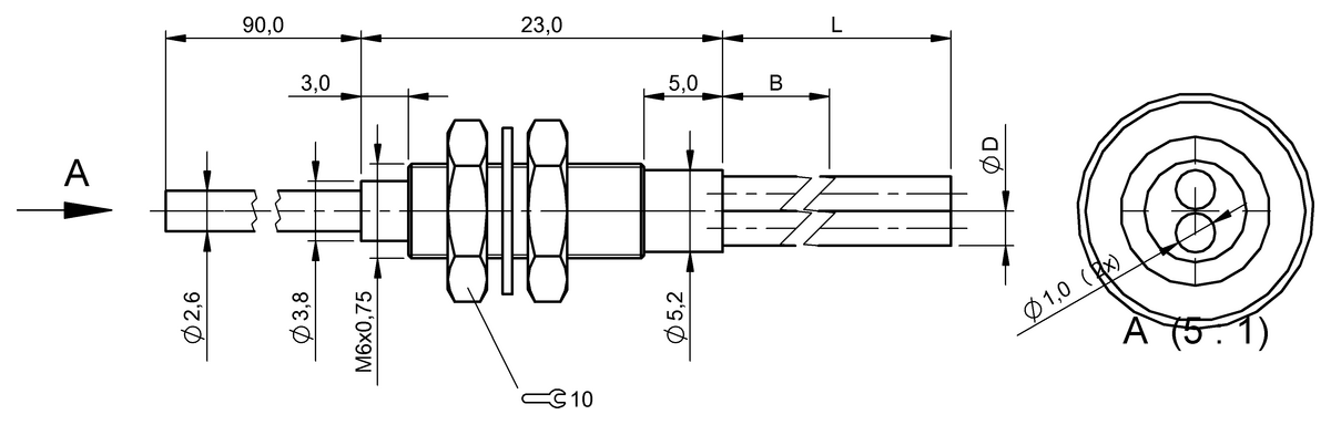 BFO0004 - BFO D22-XA-SB-EAK-20-02 (Fiber optik sensörler) - Görsel 2