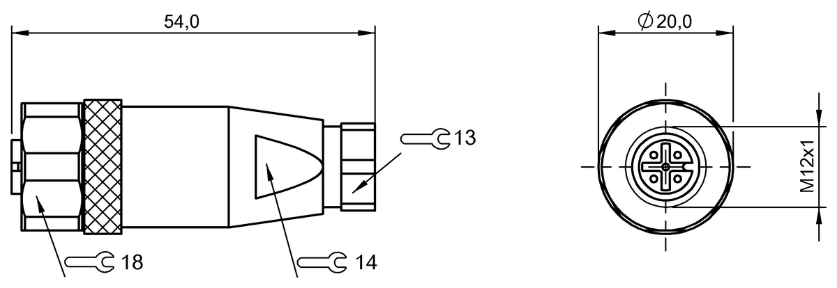BCC097P - BCC S435-0000-1A-000-41X575-000 (Kablo montaj konnektörleri) - Görsel 2