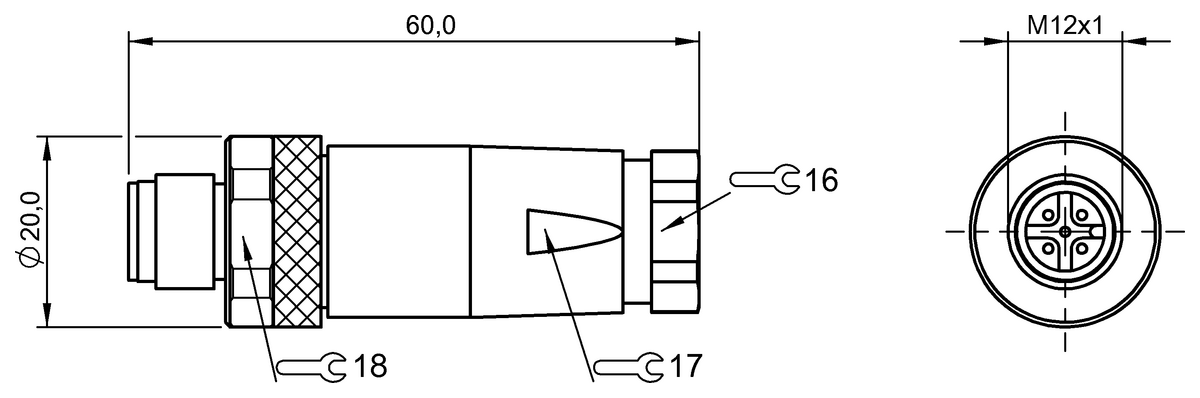 BCC097K - BCC S435-0000-2A-000-41X575-000 (Kablo montaj konnektörleri) - Görsel 2