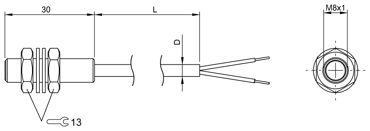 BIC004M - BIC 915-D2-M08EE-EPX02-010 (Sinyal aktarımı için endüktif bağlayıcılar) - Görsel 2