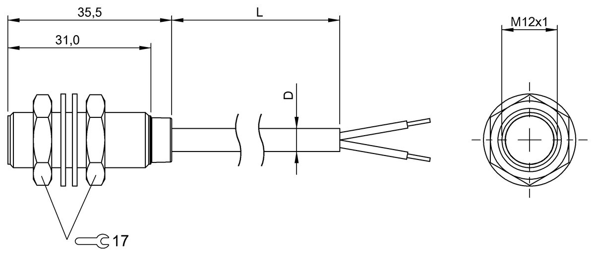 BIC004N - BIC 902-D2-M12ME-EPX02-020 (Sinyal aktarımı için endüktif bağlayıcılar) - Görsel 2