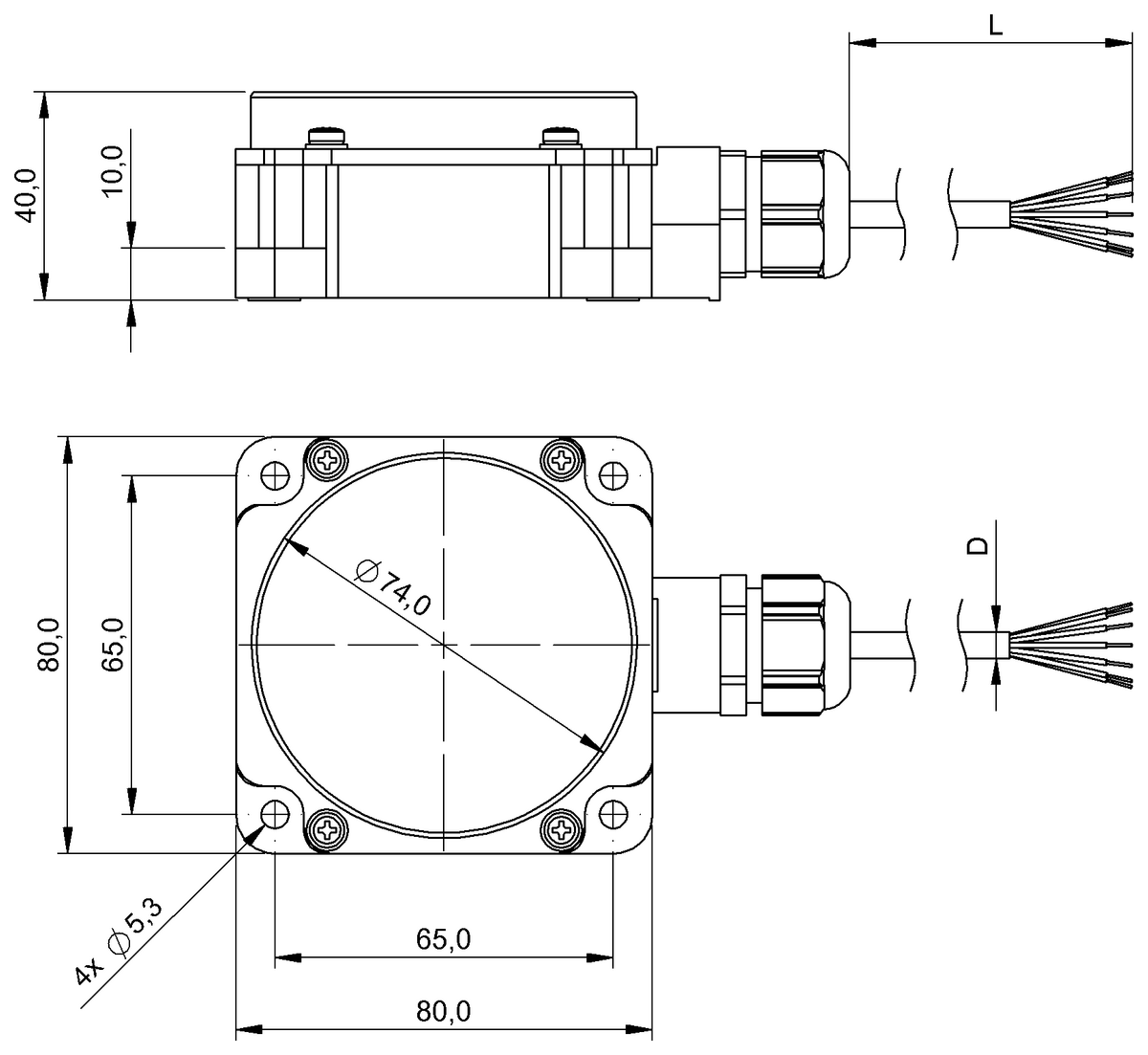 BIC001Y - BIC 2I3-P2A05-Q80KA-GPX0C-050 (Sinyal aktarımı için endüktif bağlayıcılar) - Görsel 2