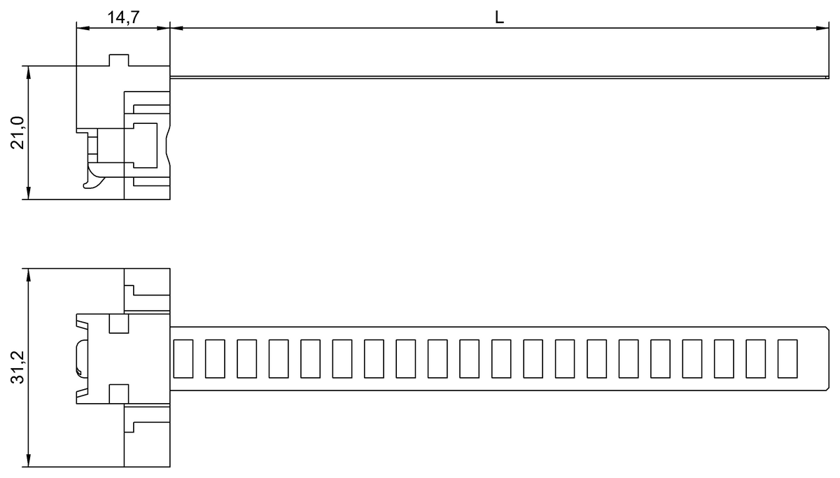 BAM00MN - BMF 307-HW-73-255 (Manyetik sensörler için montaj braketleri) - Görsel 2
