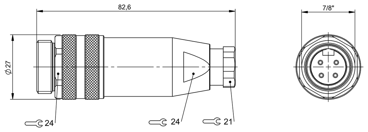 BCC070C - BCC A334-0000-20-000-71X4A5-000 (Kablo montaj konnektörleri) - Görsel 2