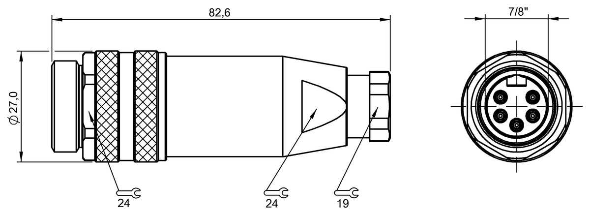 BCC070K - BCC A335-0000-20-000-61X5A5-000 (Kablo montaj konnektörleri) - Görsel 2