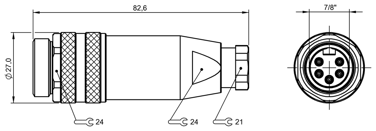 BCC070L - BCC A335-0000-20-000-71X5A5-000 (Kablo montaj konnektörleri) - Görsel 2