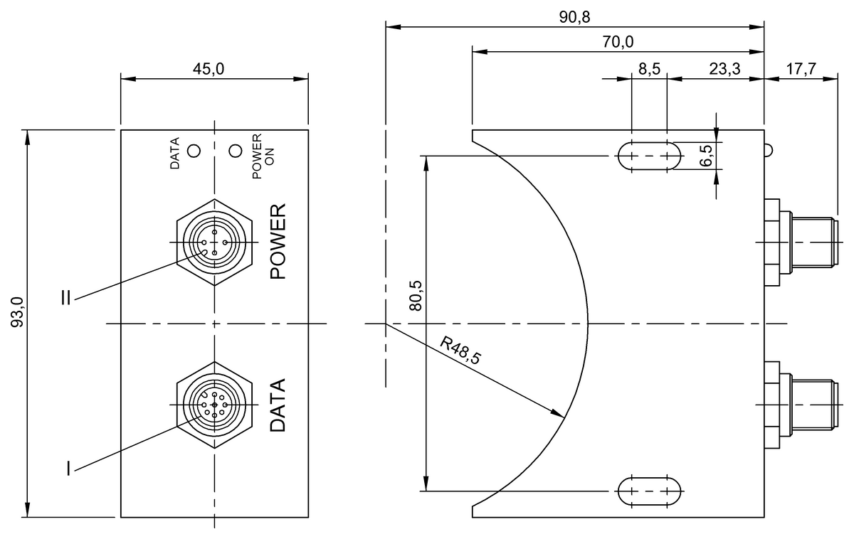 BIC0049 - BIC 1I2-V1A18-R01K01-C01 (Sinyal aktarımı için endüktif bağlayıcılar) - Görsel 2