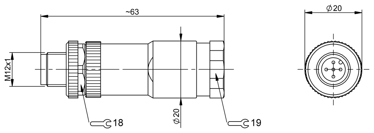 BCC09JW - BCC M435-0000-2A-000-A1X575-000 (Kablo montaj konnektörleri) - Görsel 2