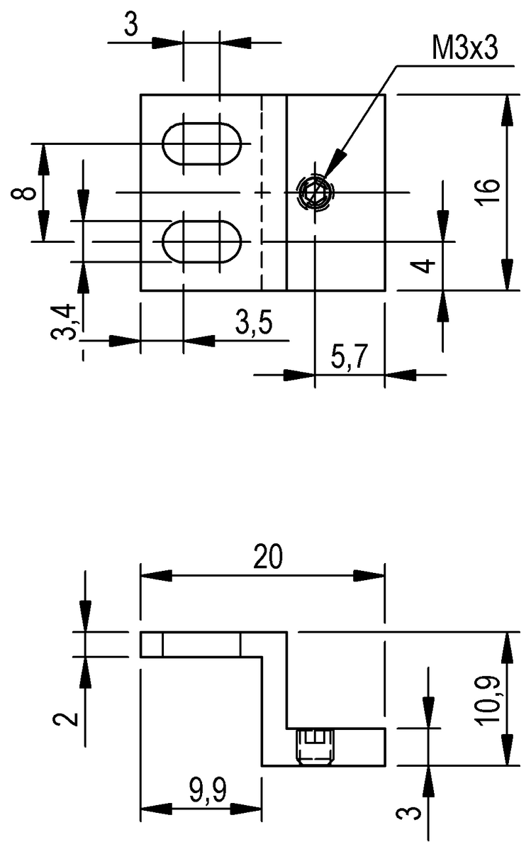 BAM00NF - BES Q08-HW-4 (Evrensel braketler) - Görsel 2