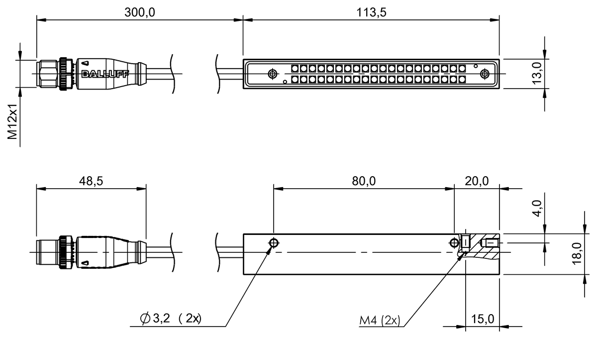 BAE00AP - BAE LX-VS-LR085 (Şerit ışıklar) - Görsel 2