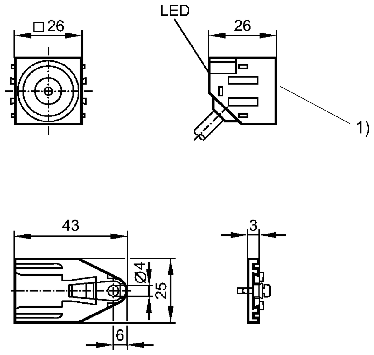 BES030E - BES Z03K-GSS10B-EP00,15-GS04-006 (Endüktif yakınlık anahtarları) - Görsel 2