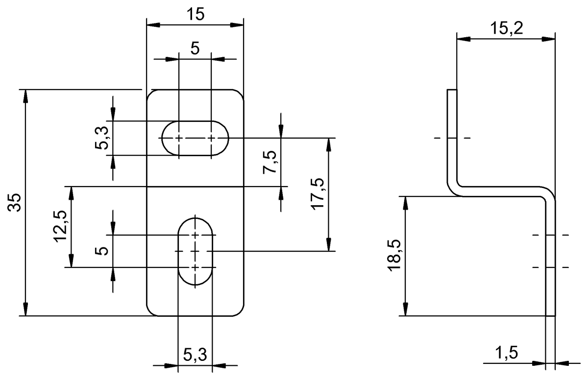 BAM00K5 - BIL 01-HW-2 (Manyetik sensörler için montaj braketleri) - Görsel 2