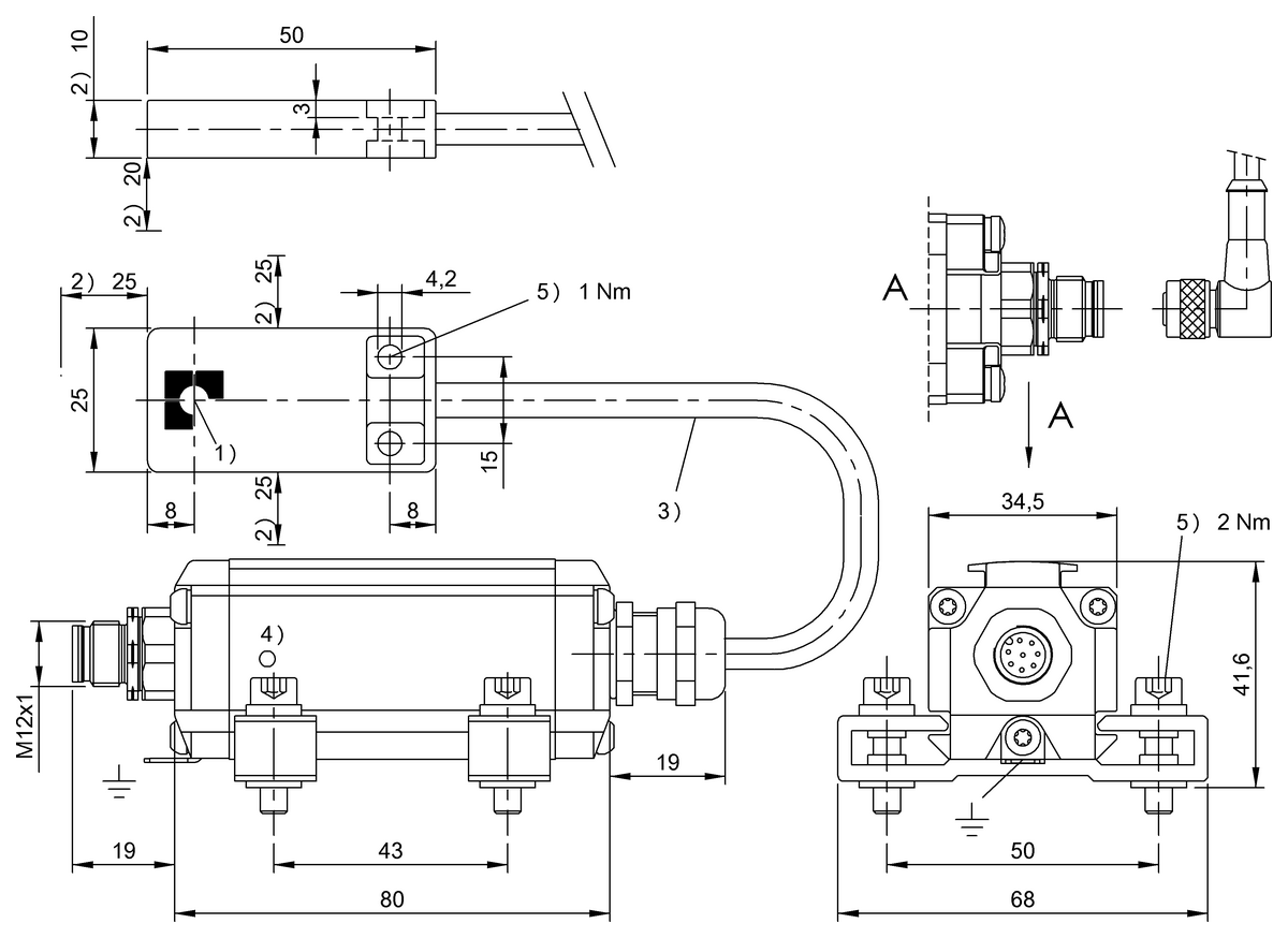 BIS00NK - BIS M-305-001-S115 (RFID HF okuyucu (13.56 MHz)) - Görsel 2