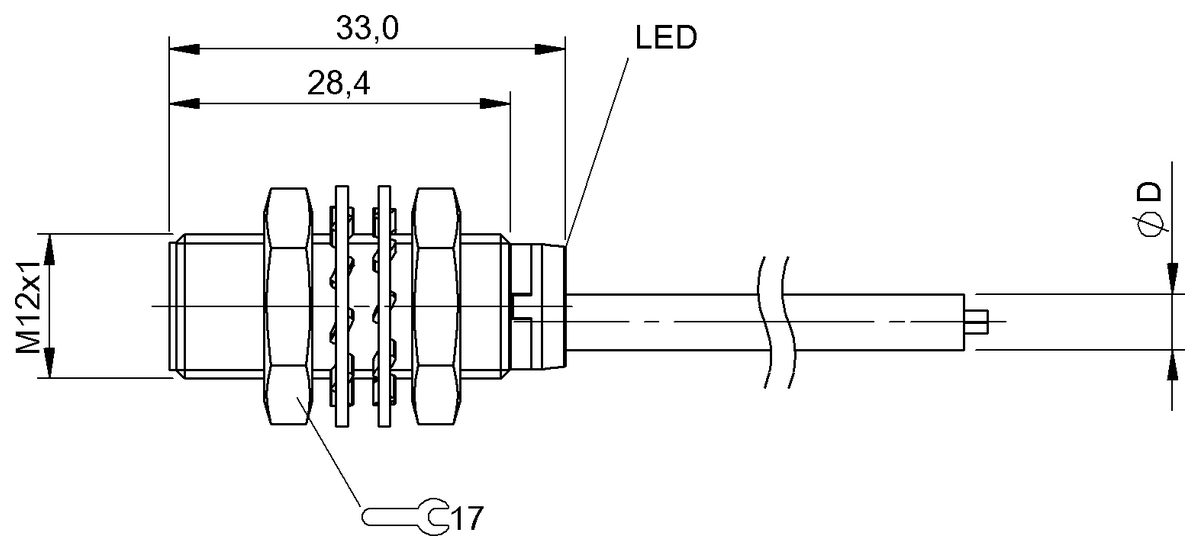 BES00E3 - BES M12MD-POC40B-BP02-003 (Endüktif yakınlık anahtarları) - Görsel 2