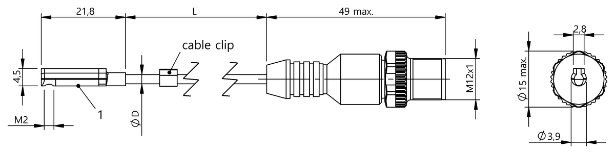 BMF00E5 - BMF 214K-PS-C-2A-S4-03 (Farklı kanal şekilleri için silindir anahtarları) - Görsel 2