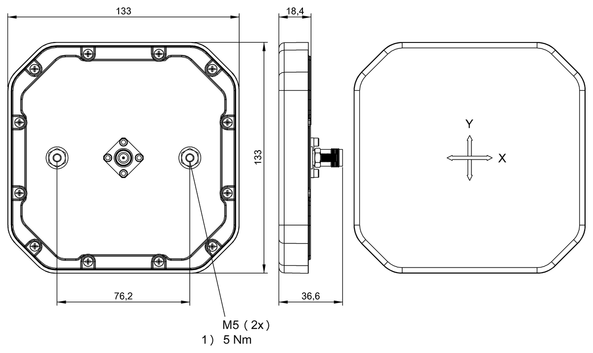 BIS00TY - BIS U-301-C1-TNCB (RFID UHF okuyucu (860...930 MHz)) - Görsel 2