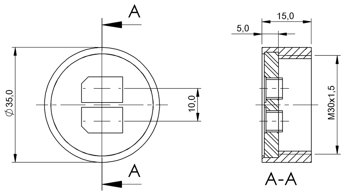 BAM00TM - BOS 30-TF-1 (Optik: Açıklıklar, mercekler, saptırıcılar) - Görsel 2