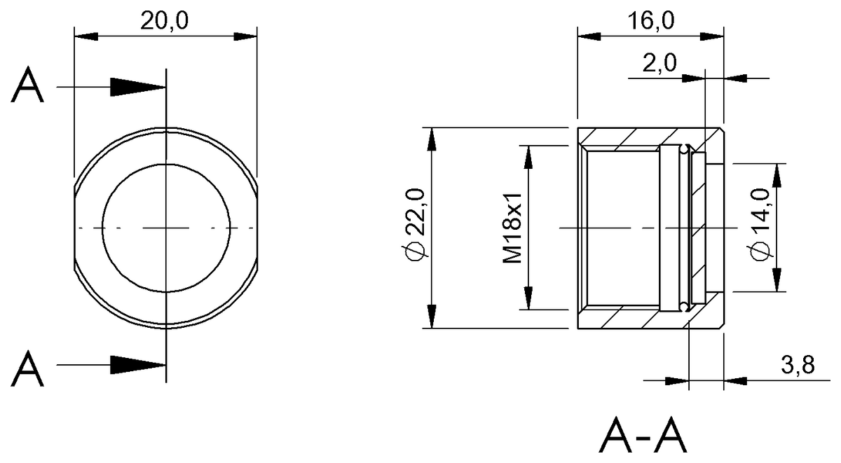 BAM00RL - BOS 18-SM-1 (Koruyucu dış gövde) - Görsel 2