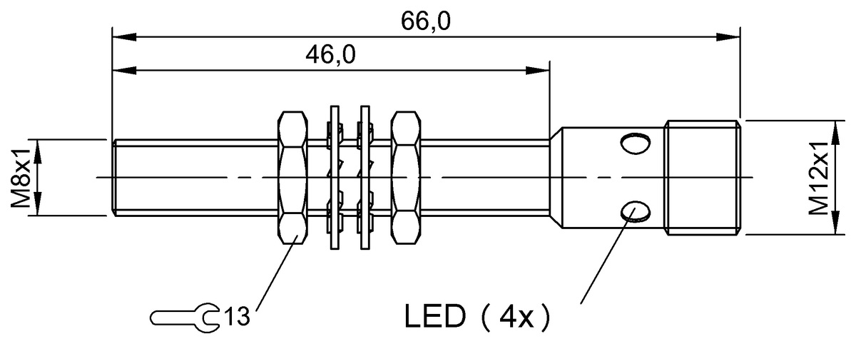 BES02PW - BES M08MH1-PSC30B-S04G-101 (Kaynak bağışıklığına sahip endüktif sensörler) - Görsel 2
