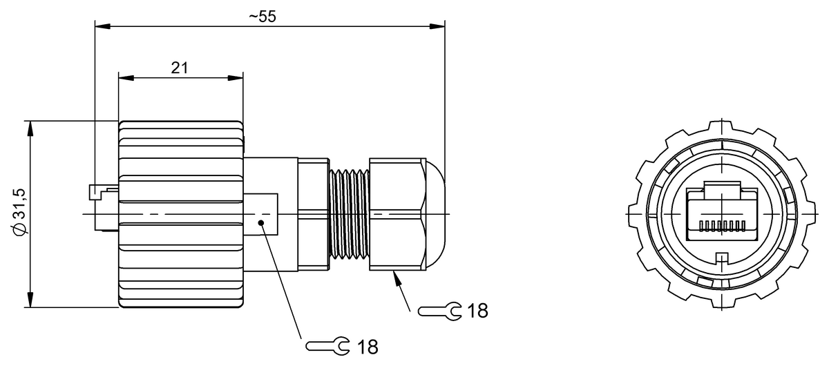 BCC09N2 - BCC E878-0000-Z1-41X8T4 (Kablo montaj konnektörleri)