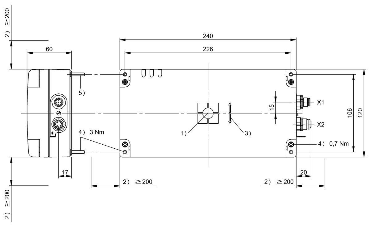BIS00R0 - BIS M-450-039-001-06-ST2 (RFID HF okuyucu (13.56 MHz)) - Görsel 2