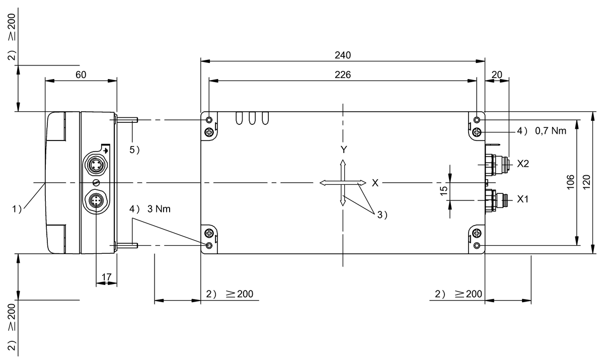 BIS00PZ - BIS M-440-039-001-06-ST2 (RFID HF okuyucu (13.56 MHz)) - Görsel 2
