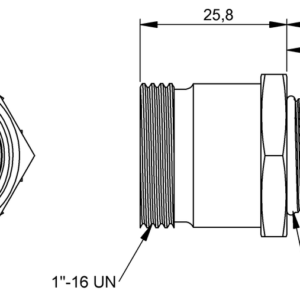 BCC0A6A - BCC A457-0000-D0-RN025-006 (Flanş konnektörleri)
