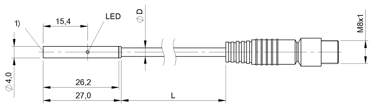 BES00J2 - BES 516-3007-E4-C-S49-00,2 (Endüktif yakınlık anahtarları) - Görsel 2